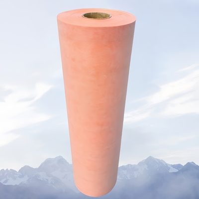Orange Polyethylene Waterproofing Membrane Roll For Kitchen / Bathroom