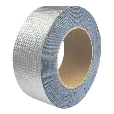 Aluminum Foil Butyl Rubber Tape Self Adhesive Waterproof Tape For Leak Sealing
